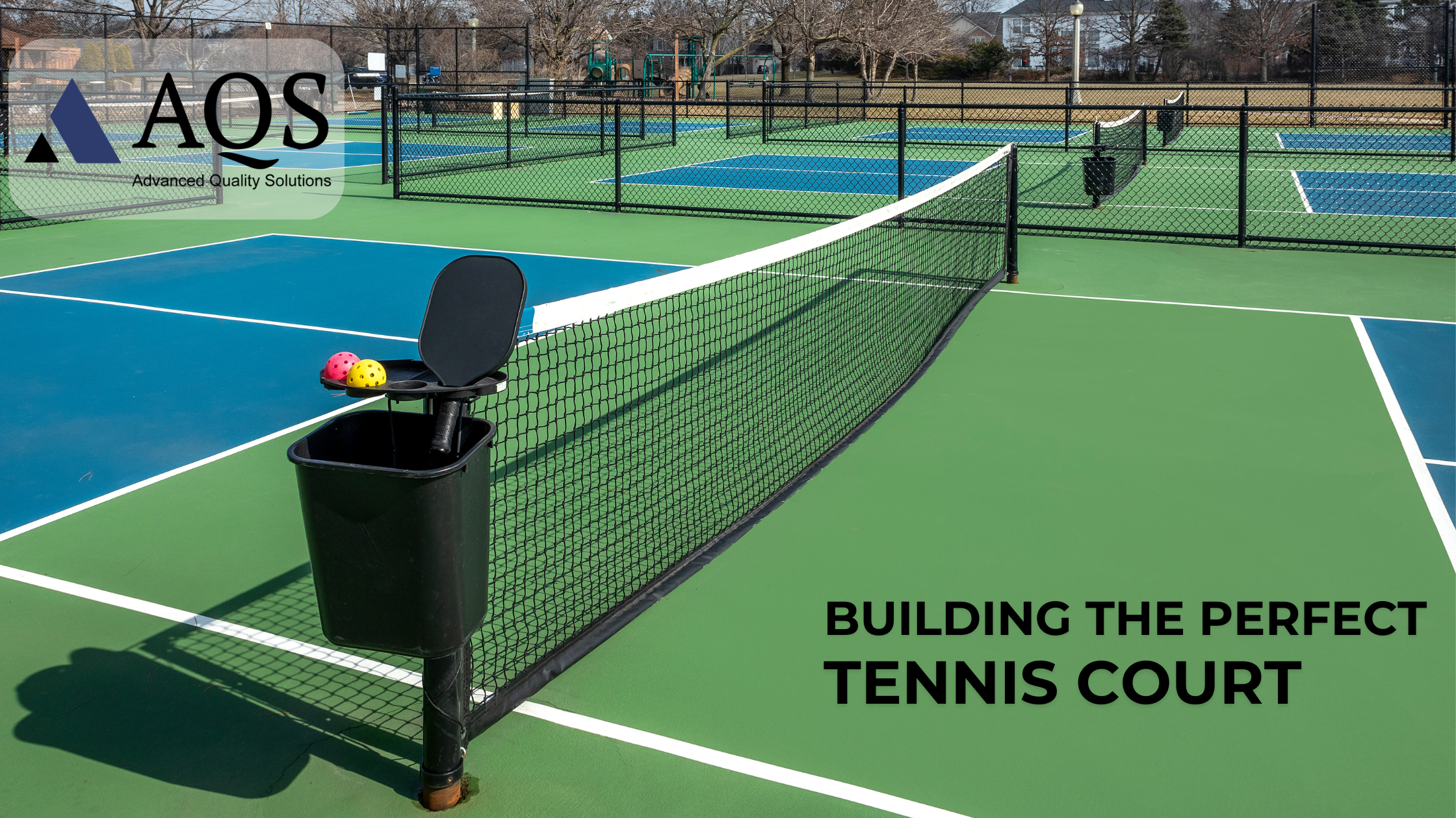 building tennis court