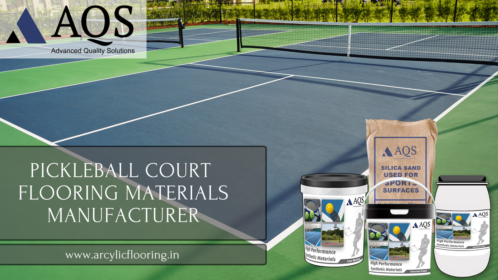 pickleball court materials