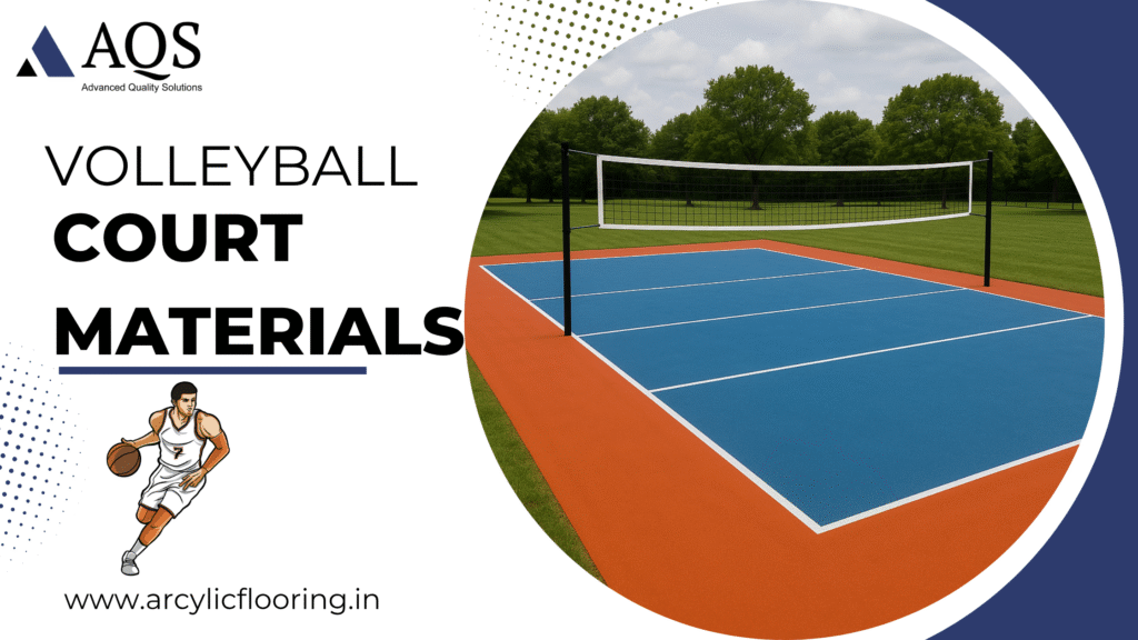 volleyball court materials