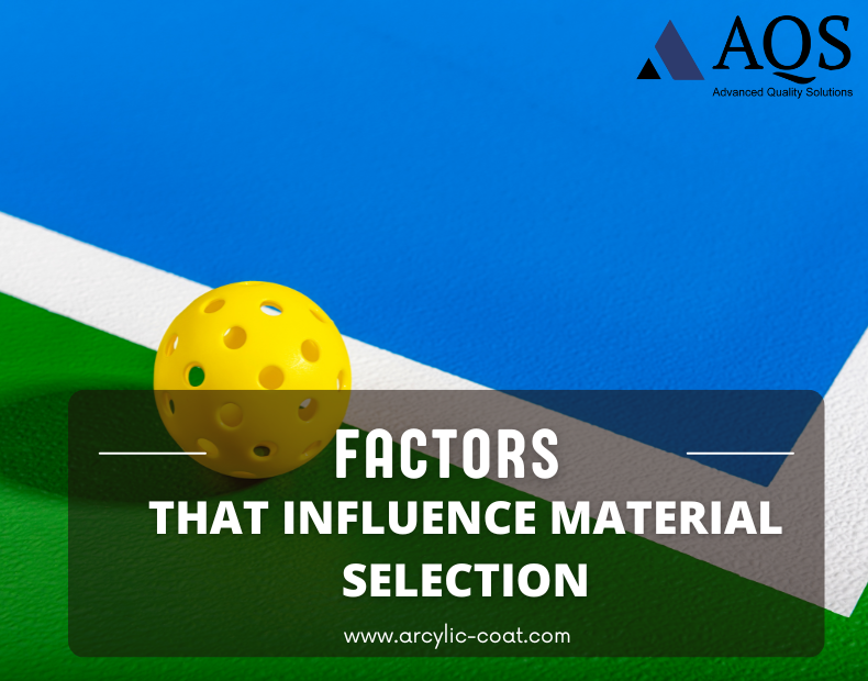 Factors That Influence Material Selection
