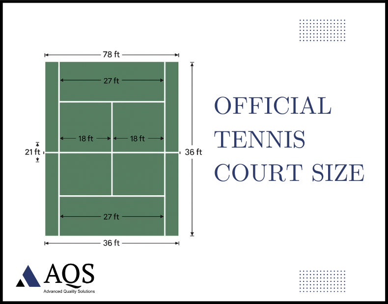 tennis court measurement