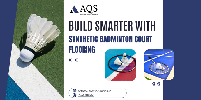synthetic badminton court