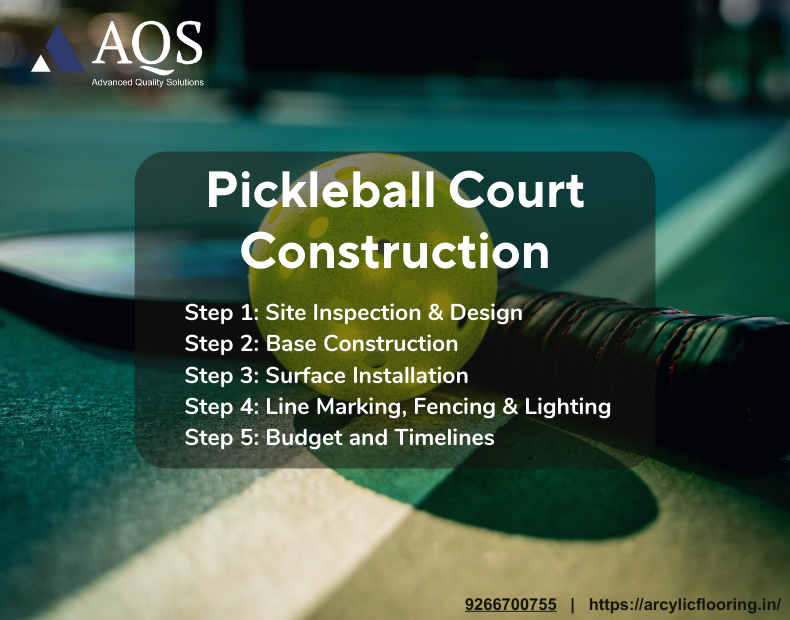 pickleball court construction
