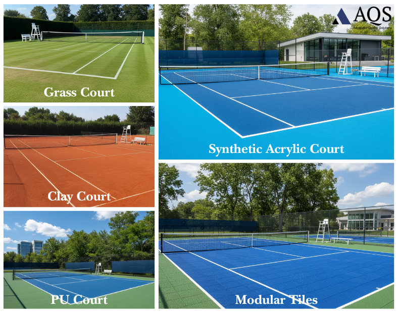 tennis court types
