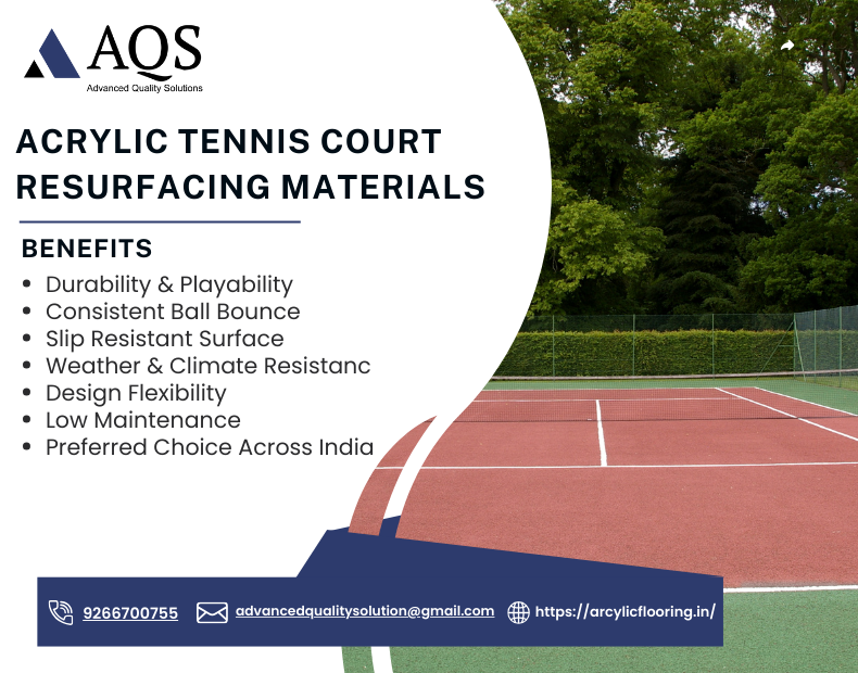 tennis court resurfacing