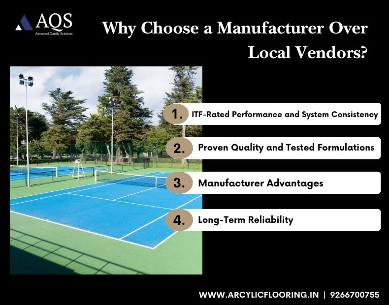 tennis court manufacturer