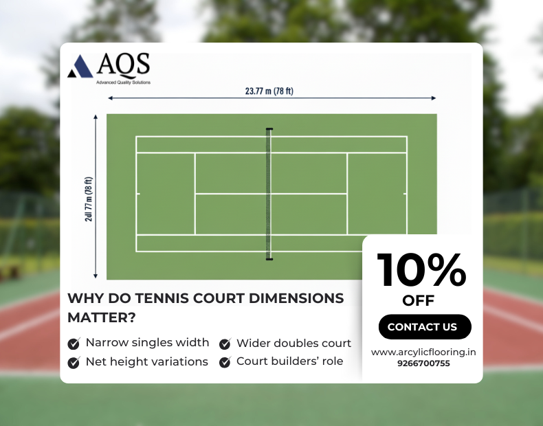 tennis court dimension