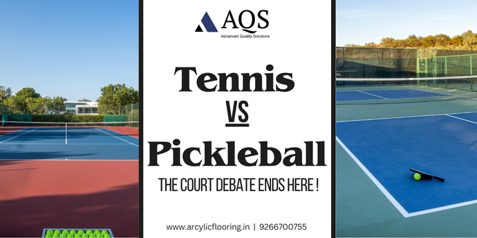 pickleball vs tennis court