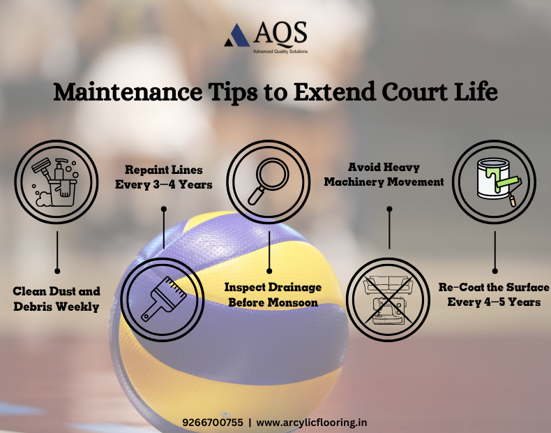 volleyball court maintenance