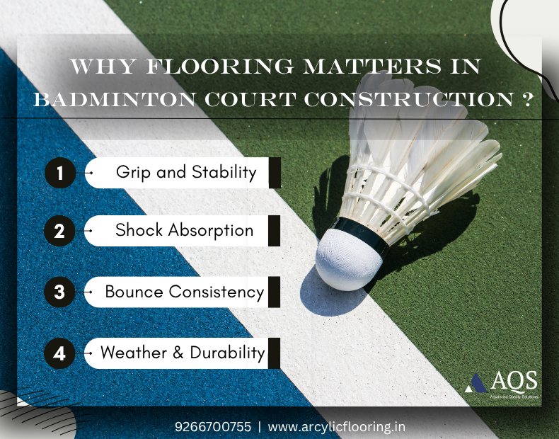 badminton court construction