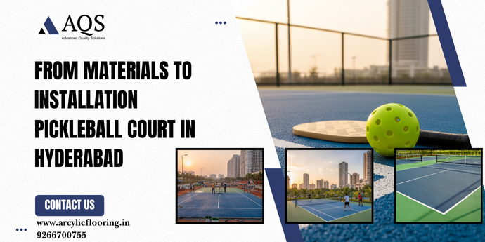 pickleball court construction Hyderabad