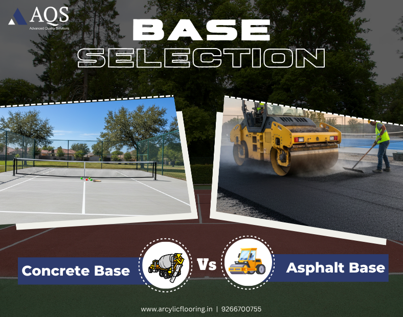 tennis court materials
