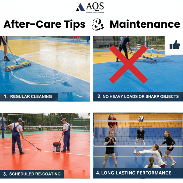 volleyball court maintenance