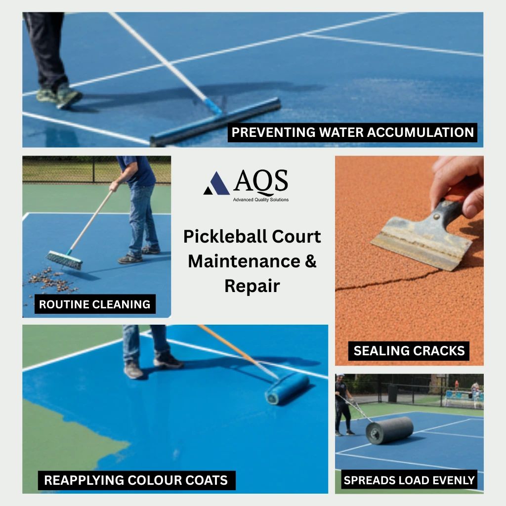 pickleball court maintenance & repair