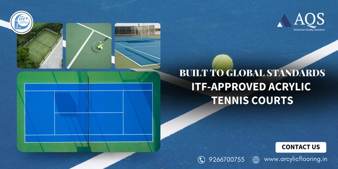 ITF Approved Tennis Court Acrylic Flooring
