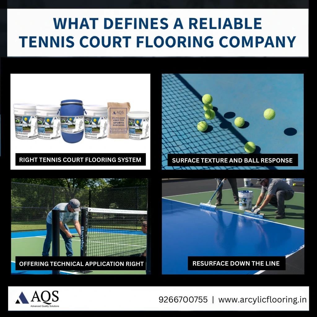 tennis court flooring company