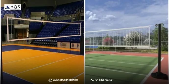 Volleyball Court Construction
