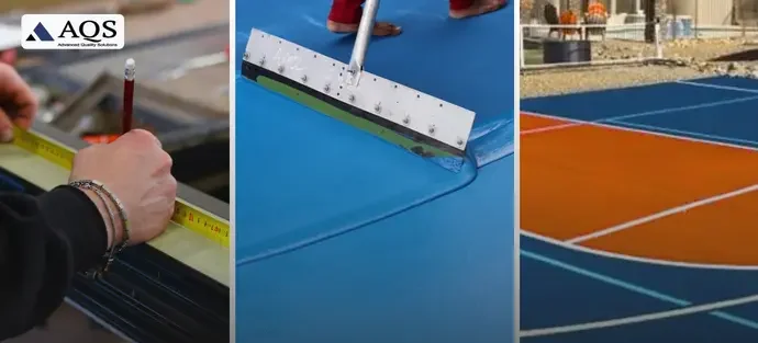 Badminton Court Material