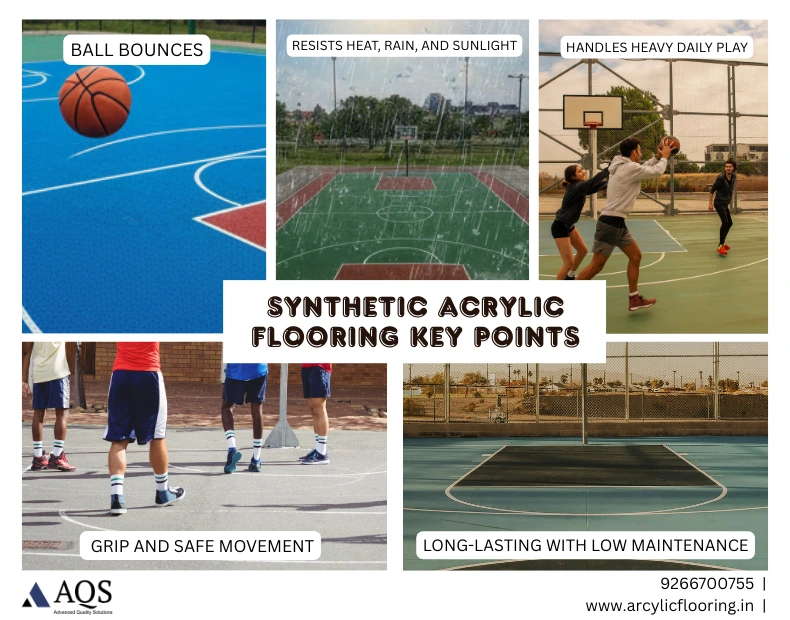 synthetic acrylic flooring