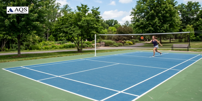 Badminton Singles Court Size