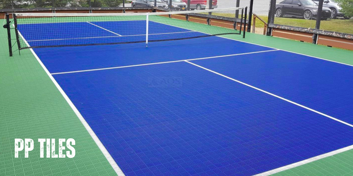 Acrylic Flooring vs PP Interlocking Tiles