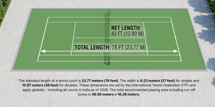 Length of Tennis Court