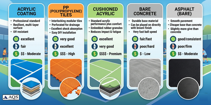 Pickleball Court Flooring Materials