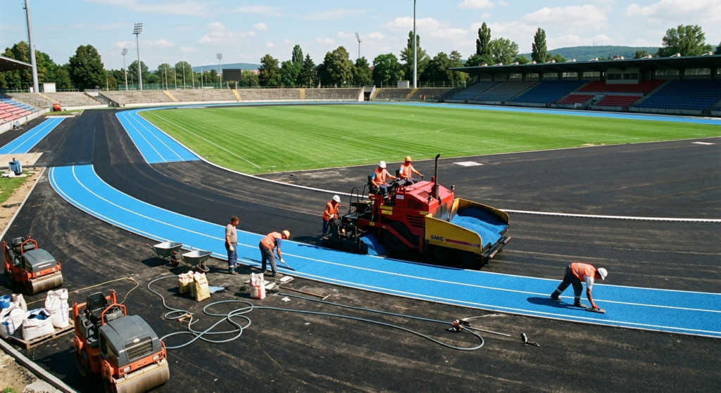 Running Track Construction Cost