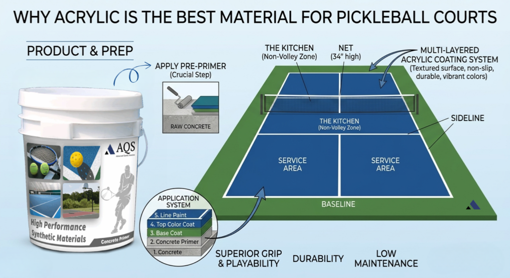 Size of Pickleball Court