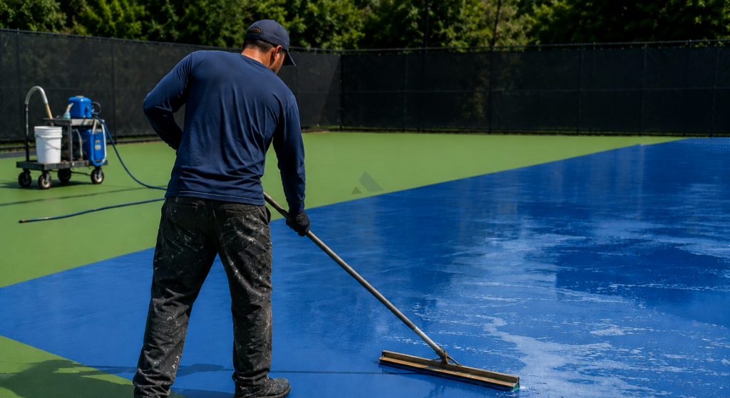 Acrylic Court Maintenance