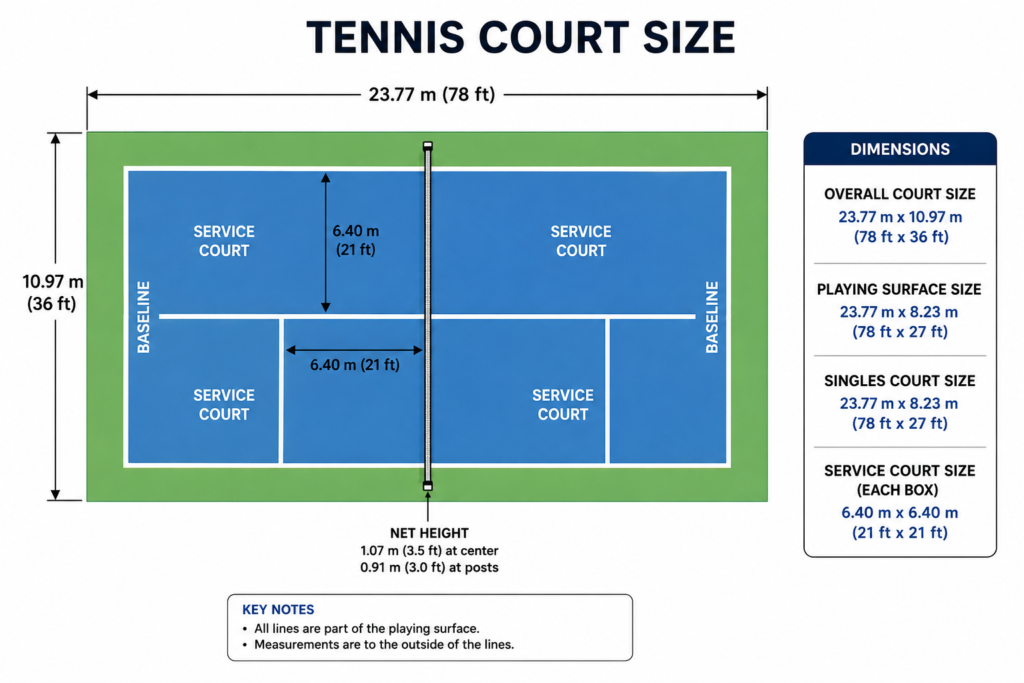 Tennis Court Production Cost