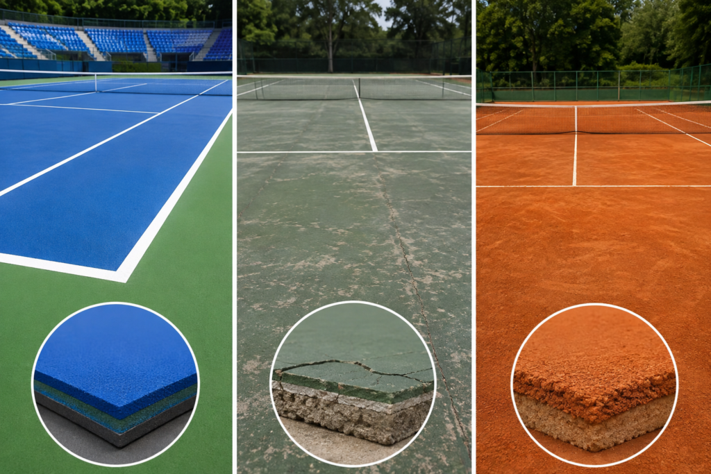 Acrylic Sports Flooring vs Other Tennis Court Flooring Options